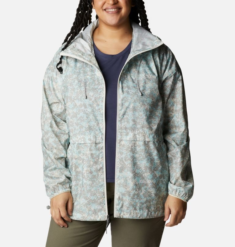 Columbia Alpine Chill Windbreaker Jakke Dame Grønn | Plus Size 51973L